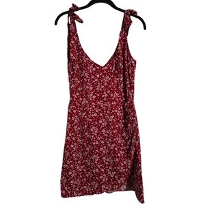 Reformation Red Floral Mini Dress